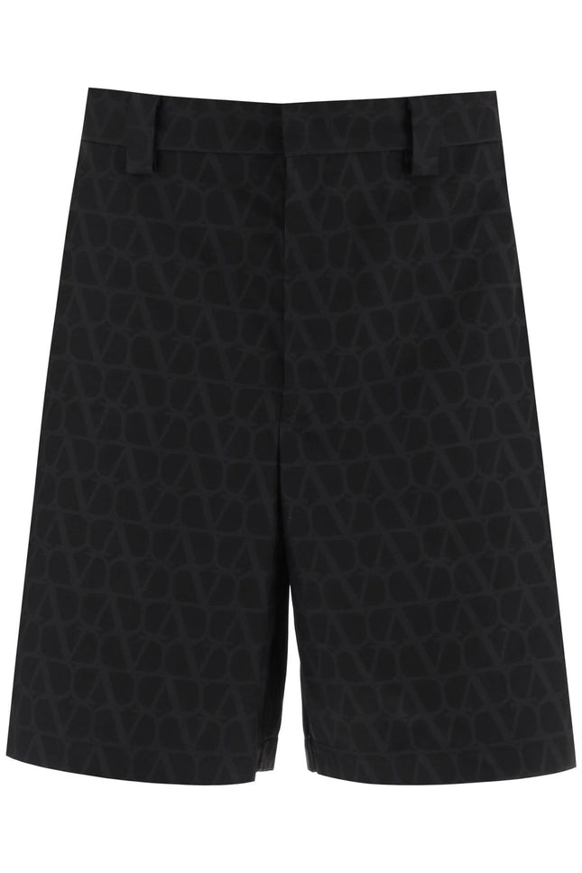 Shorts With Toile Iconographe Motif-men > clothing > trousers > bermudas and shorts-Valentino GARAVANI-Urbanheer