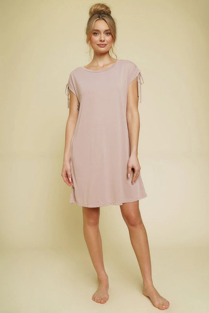 Shoulder String Detail Dress