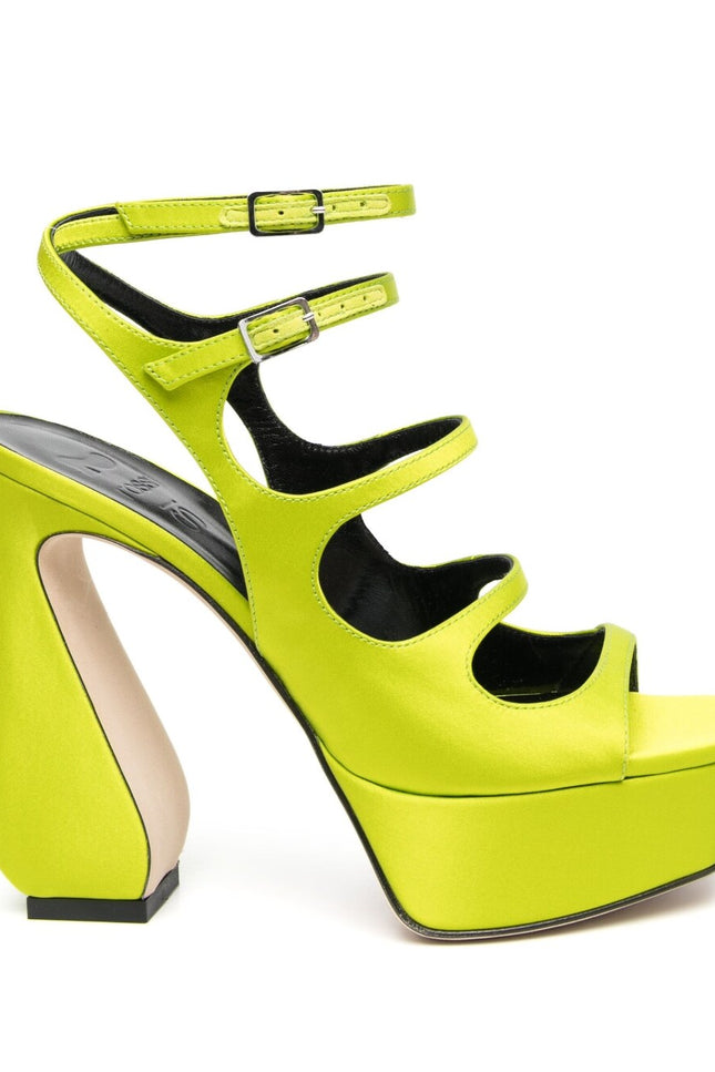 SI ROSSI Sandals Yellow-women > shoes > sandals-Si Rossi-41-Yellow-Urbanheer