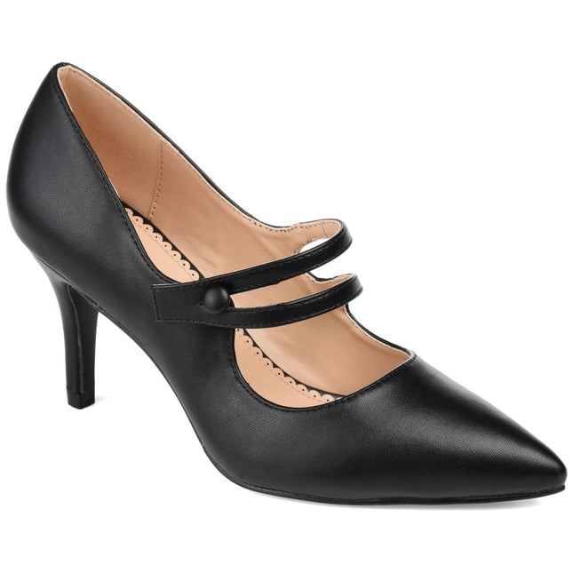 Sidney Stiletto Pump Heel in Faux Leather