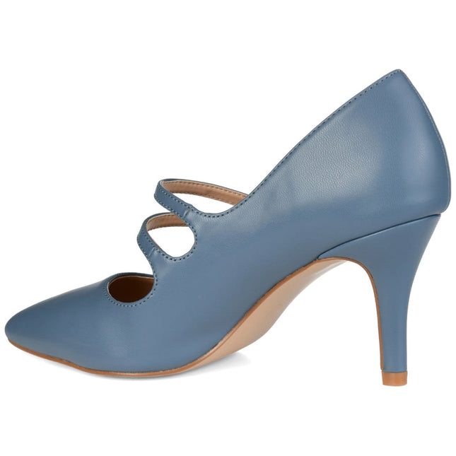 Sidney Stiletto Pump Heel in Faux Leather