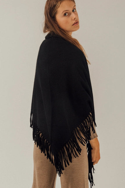 Sienna Cashmere Shawl Black