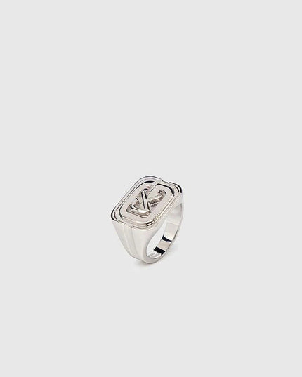 Silver GK Ring