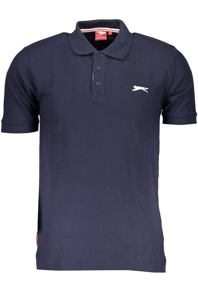 Slazenger Blue Cotton Polo Shirt