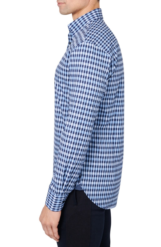 Slim Fit Gingham Dress Shirt