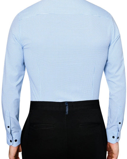 Slim Fit Grid Dress Shirt