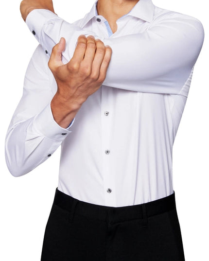 Slim Fit Solid Dress Shirt