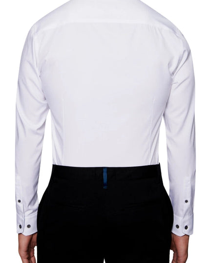 Slim Fit Solid Dress Shirt