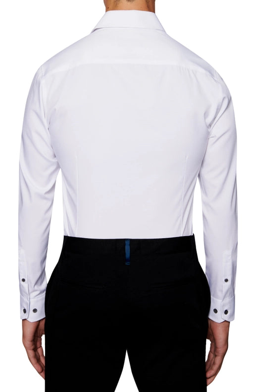 Slim Fit Solid Dress Shirt