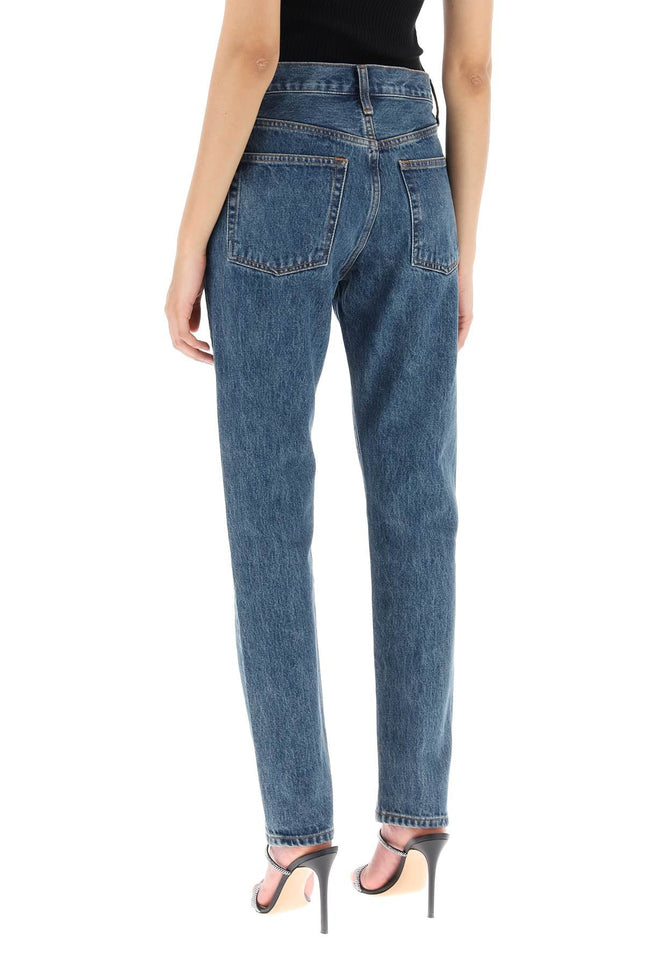 Slim Jeans With Acid Wash-women > clothing > jeans-Wardrobe.Nyc-Urbanheer