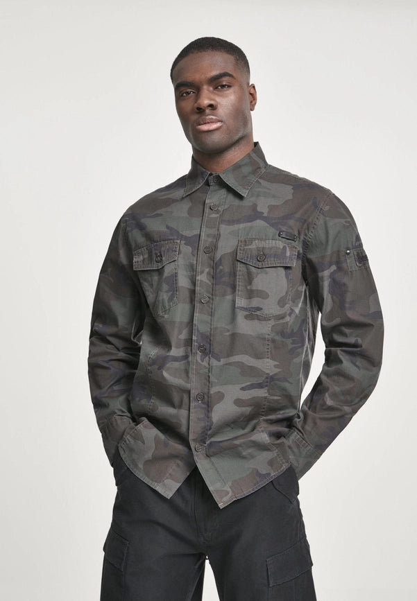 Slim Worker Shirt Dark Camo