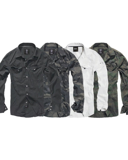 Slim Worker Shirt Dark Camo