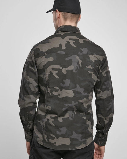 Slim Worker Shirt Olive Camo