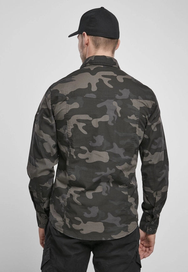 Slim Worker Shirt Olive Camo