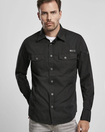 Slim Worker Shirt black