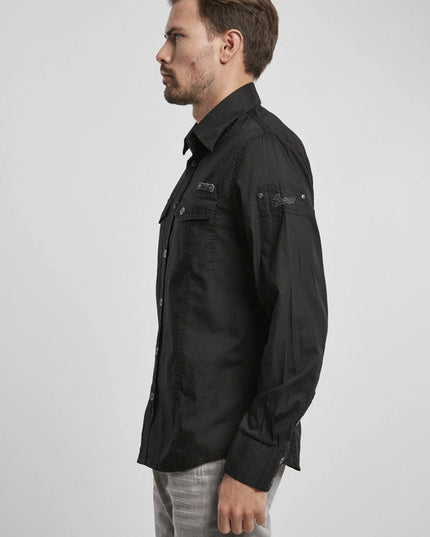 Slim Worker Shirt black