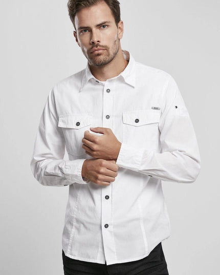 Slim Worker Shirt white