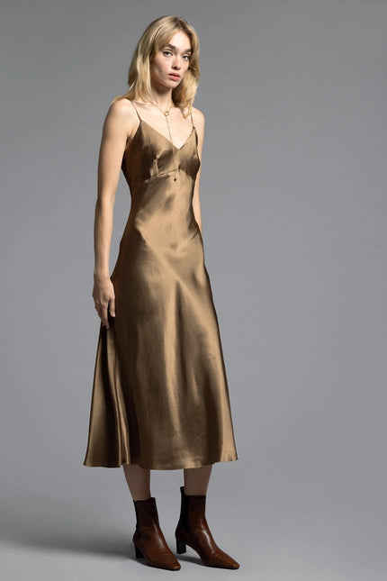 Slip Dress - Royce Dress BRONZE