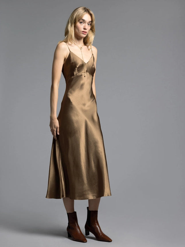 Slip Dress - Royce Dress BRONZE