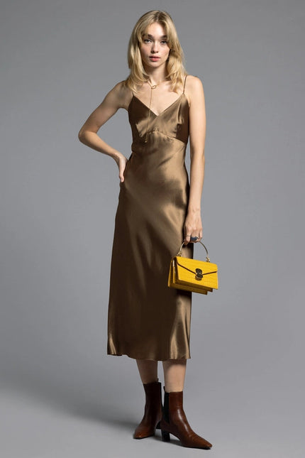 Slip Dress - Royce Dress BRONZE