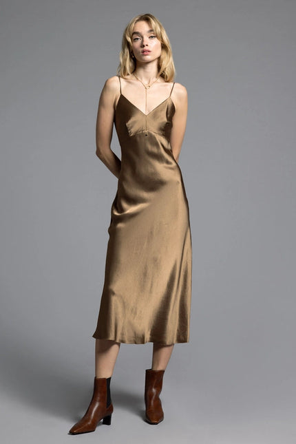 Slip Dress - Royce Dress BRONZE