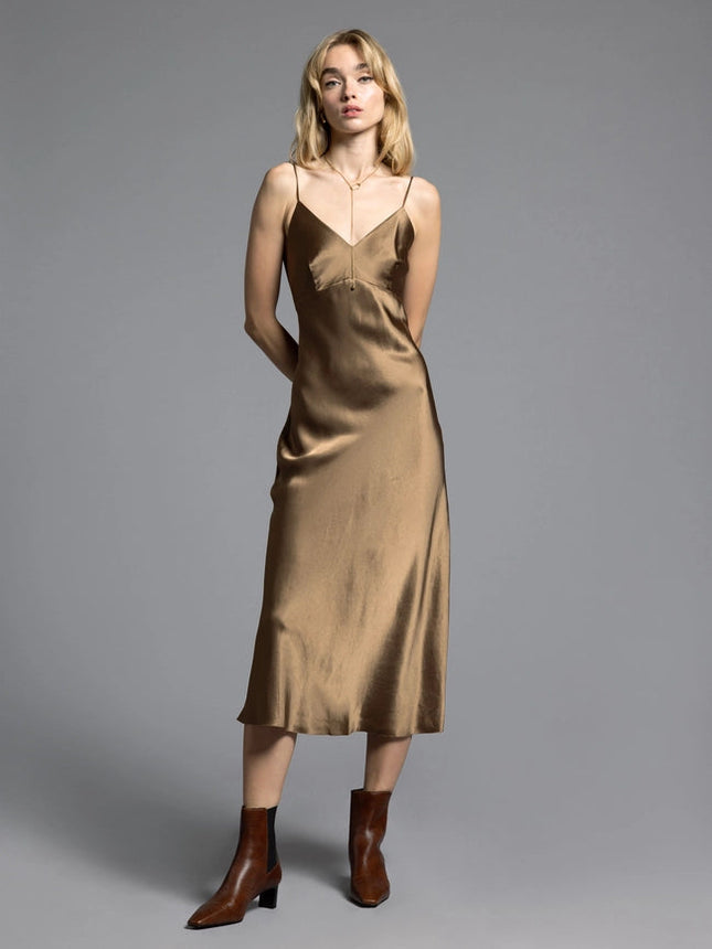 Slip Dress - Royce Dress BRONZE