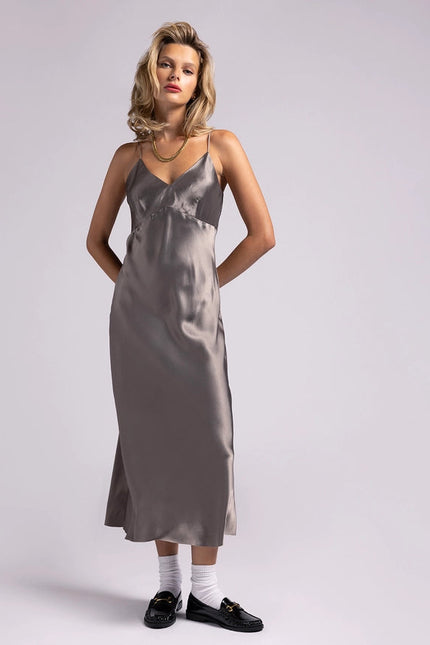 Slip Dress - Royce Dress SMOKEY OLIVE