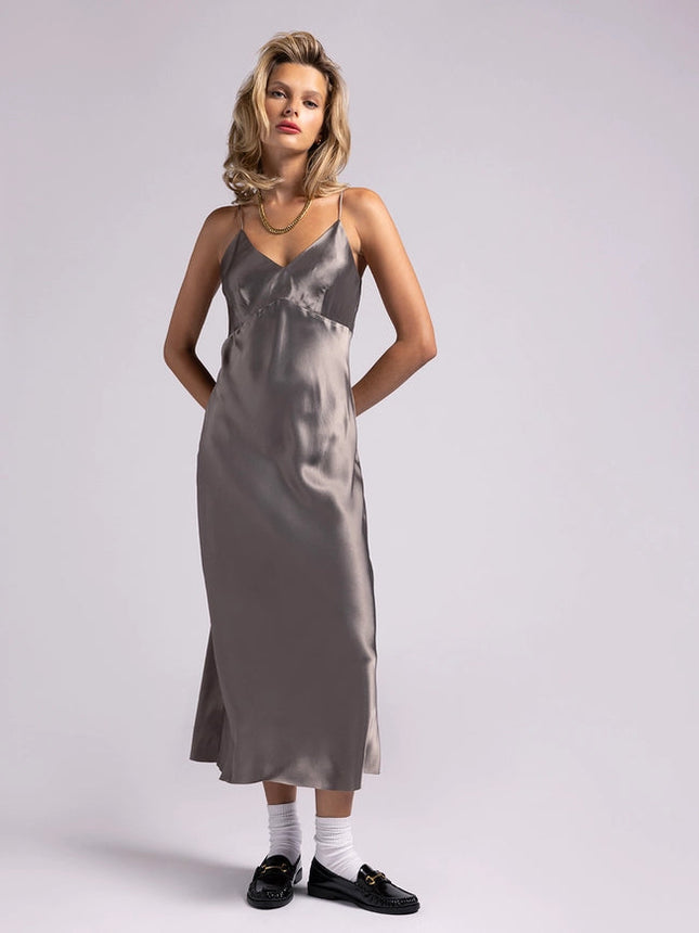 Slip Dress - Royce Dress SMOKEY OLIVE