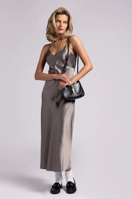 Slip Dress - Royce Dress SMOKEY OLIVE