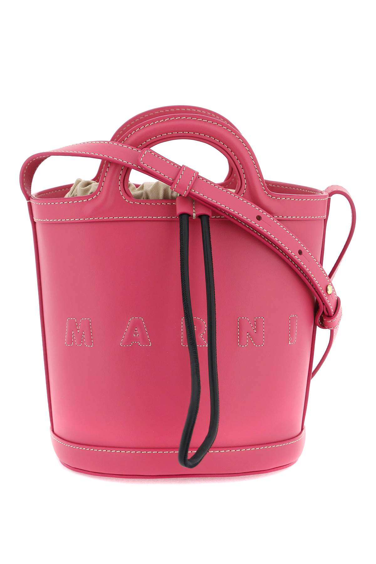 Small 'Tropicalia' Bucket Bag-women > bags > general > handbags-Marni-os-Fuxia-Urbanheer