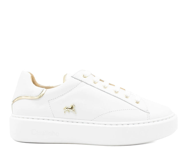 Spirit Sneakers White & Gold-Sneakers-Cavalinho North America-36-Urbanheer