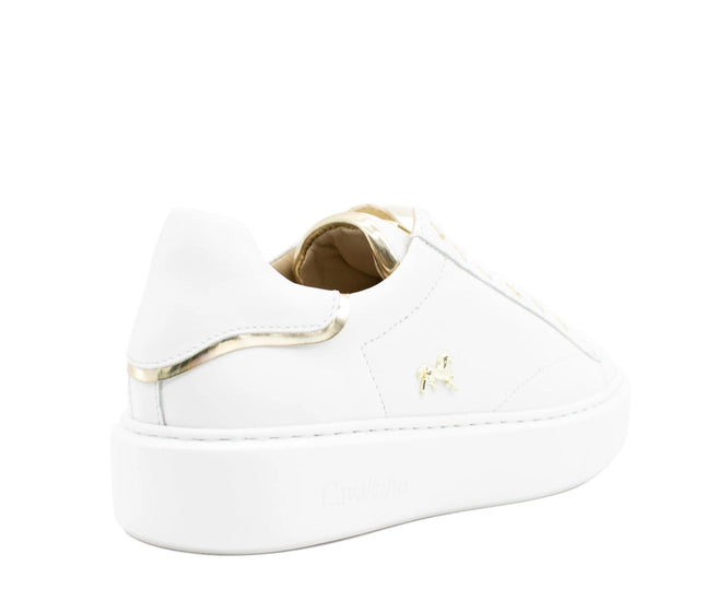 Spirit Sneakers White & Gold-Sneakers-Cavalinho North America-Urbanheer