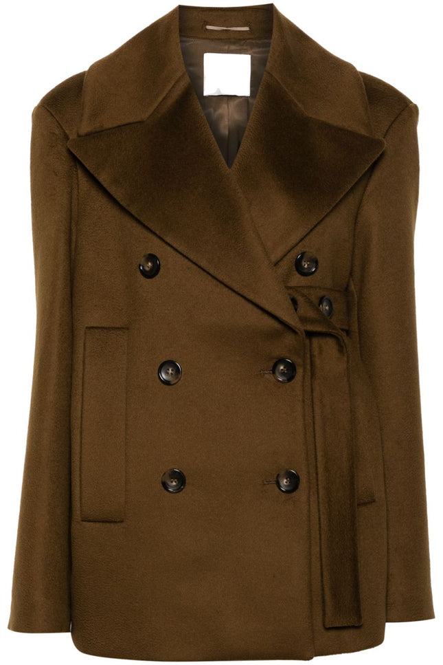 SportMax  Coats Brown