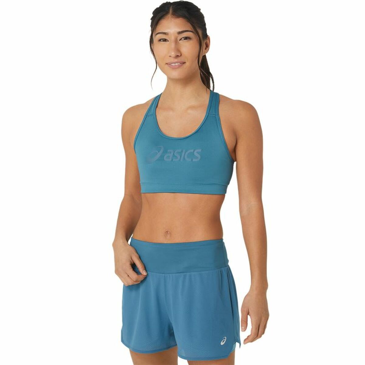 Sports Bra Asics Core Logo Indigo-Sports | Fitness > Sports material and equipment > Sports bras-Asics-Urbanheer