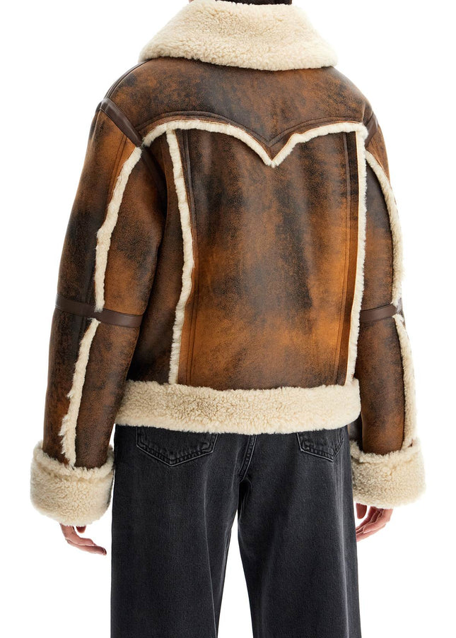 Stand Studio lessie faux shearling jacket