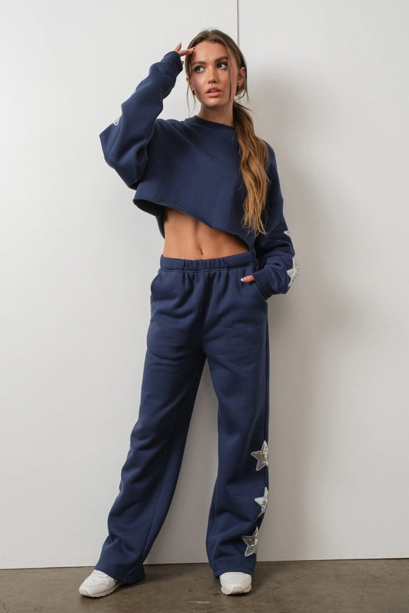 Star Patch Sweatpants