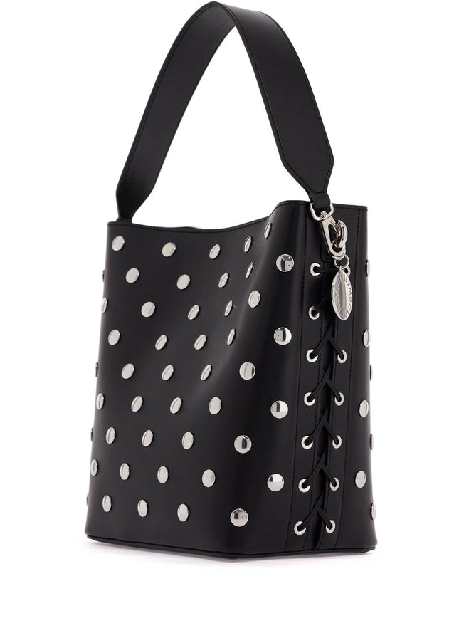 Stella McCartney large frayme bucket bag with studs