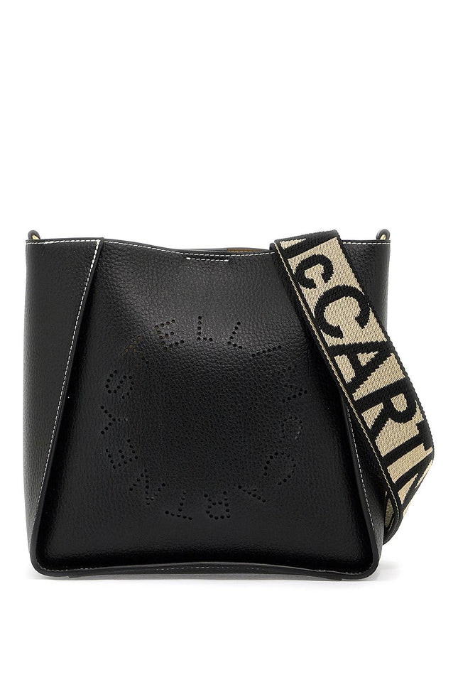 Stella McCartney stella logo crossbody bag - Black