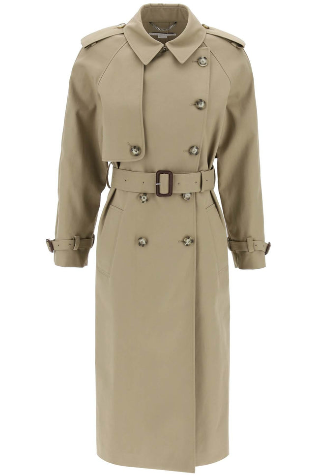 Stella McCartney sustainable cotton double-breasted trench