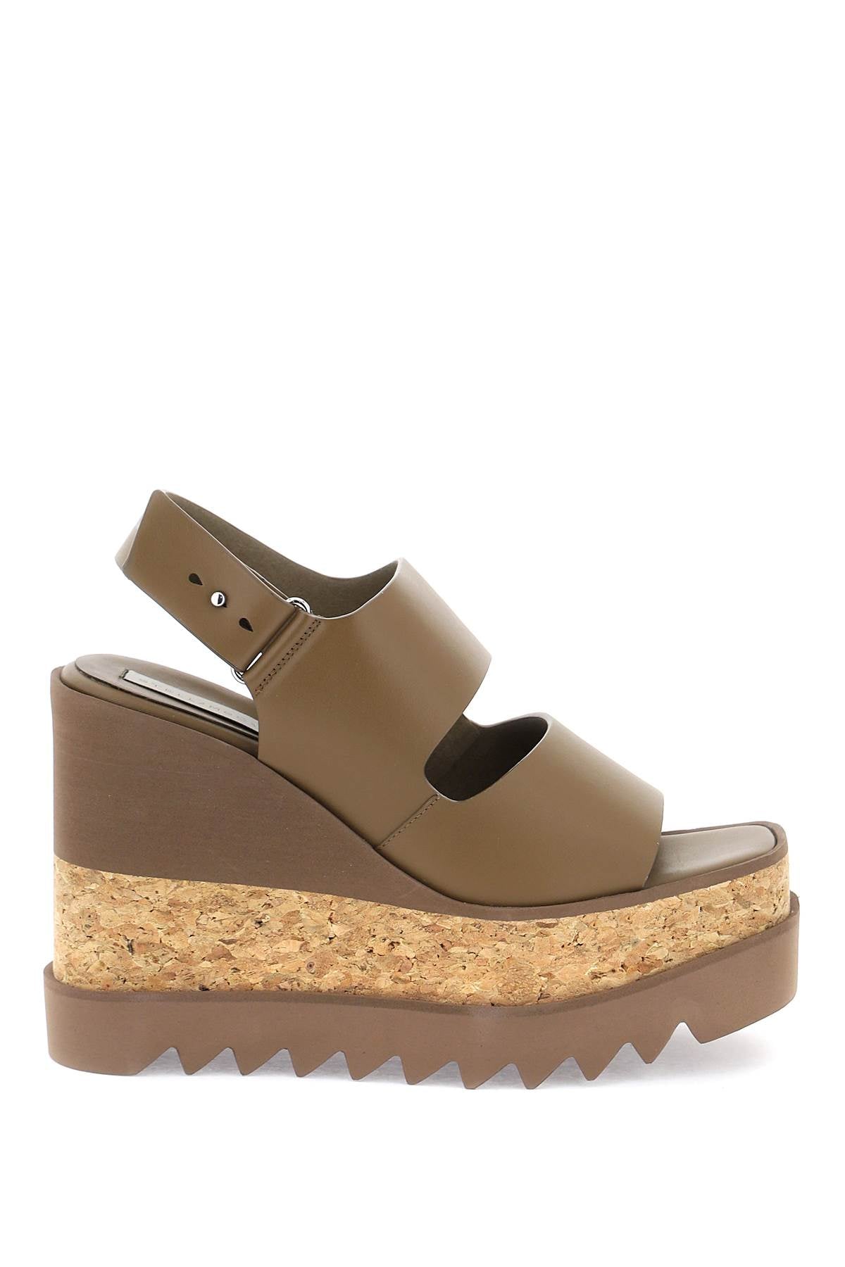 Stella mccartney elyse platform sandals with wedge-women > shoes > sandals-Stella McCartney-Urbanheer