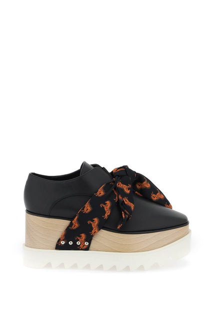 Stella mccartney platform elyse loafers eith printed band-women > shoes > loafers-Stella McCartney-Urbanheer