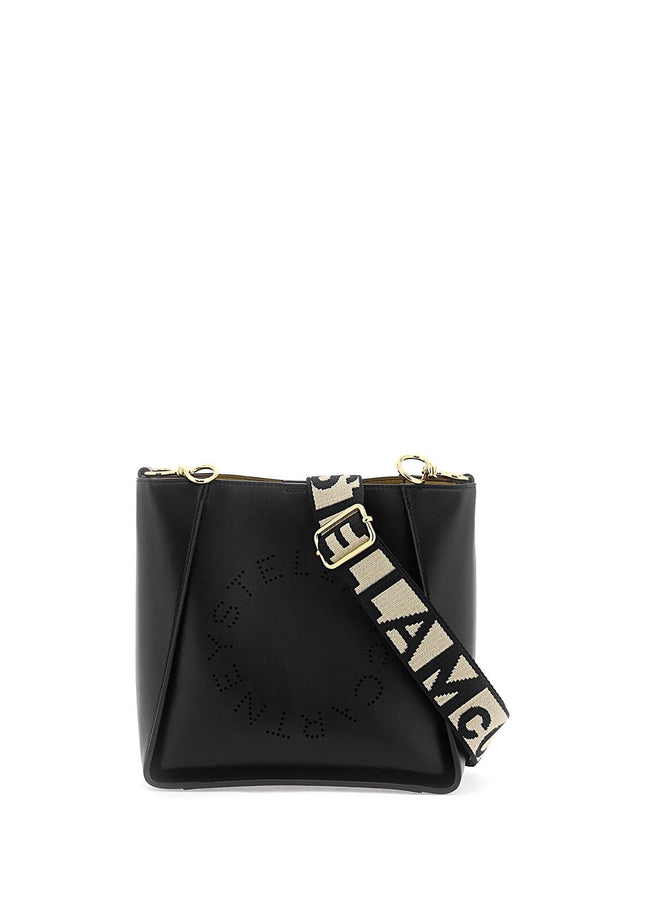 Stella mccartney crossbody bag with perforated stella logo Stella McCart Black-Bag-Stella McCartney-OS-Urbanheer