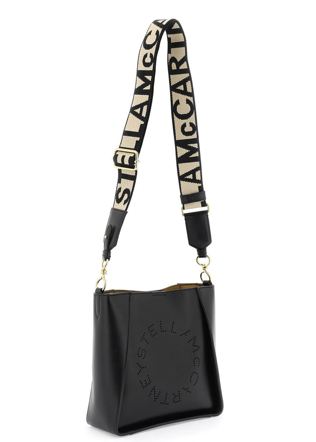 Stella mccartney crossbody bag with perforated stella logo Stella McCart Black-Bag-Stella McCartney-OS-Urbanheer