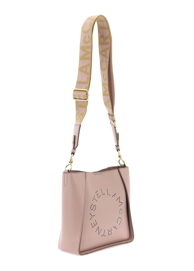 Stella mccartney crossbody bag with perforated stella logo Stella McCart Pink-Bag-Stella McCartney-OS-Urbanheer