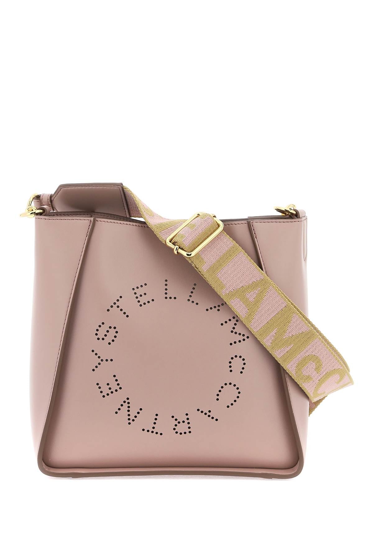 Stella mccartney crossbody bag with perforated stella logo Stella McCart Pink-Bag-Stella McCartney-OS-Urbanheer