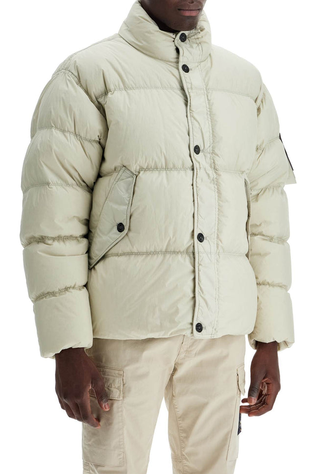 Stone Island garment dyed crinkle reps r-ny down jacket