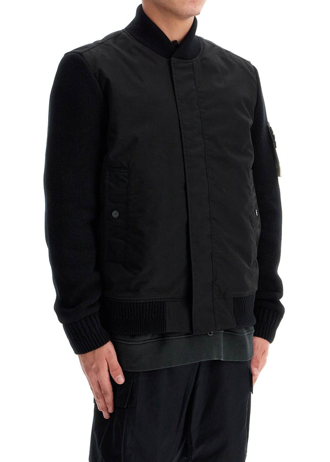 Stone Island ghost bomber jacket in high-performance