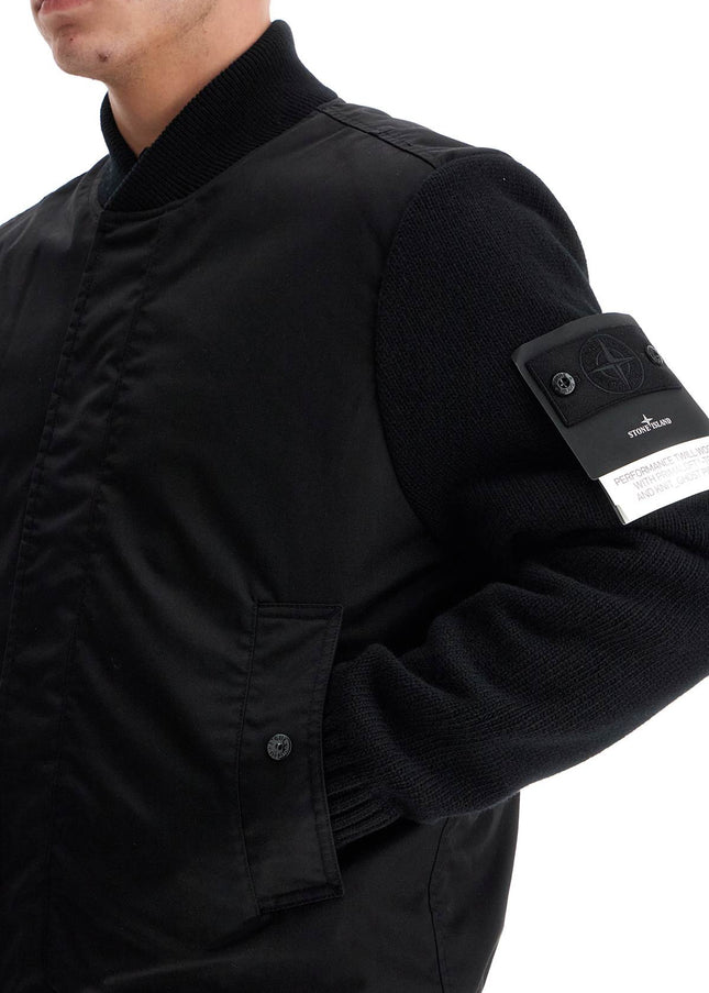 Stone Island ghost bomber jacket in high-performance