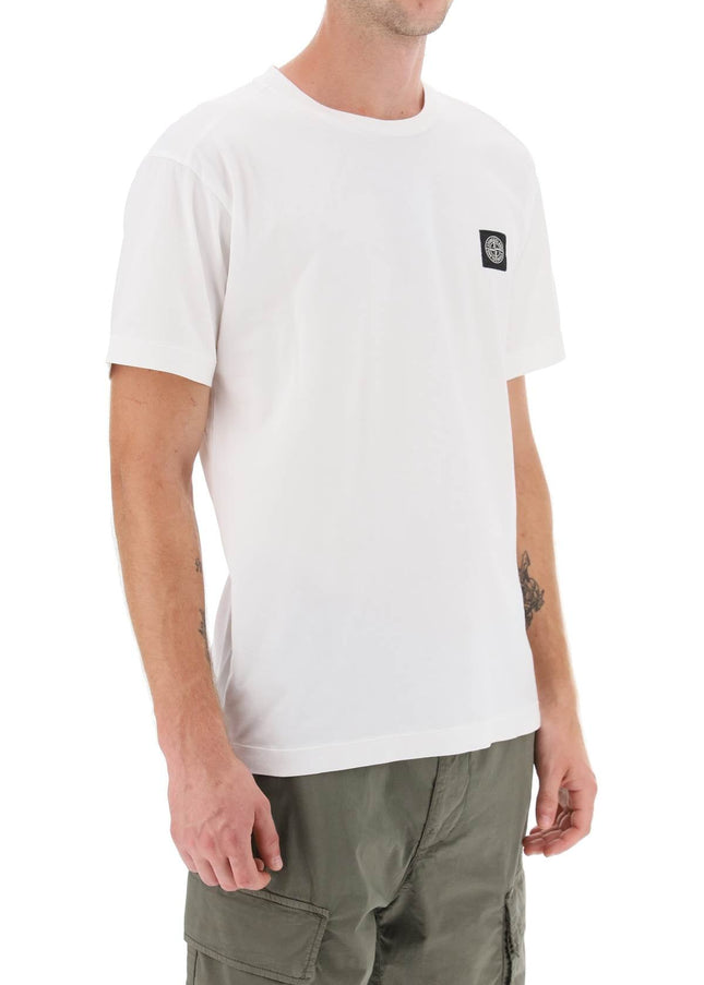 Stone Island logo patch t-shirt