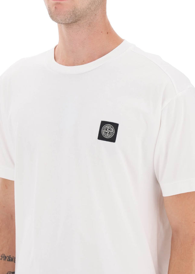 Stone Island logo patch t-shirt